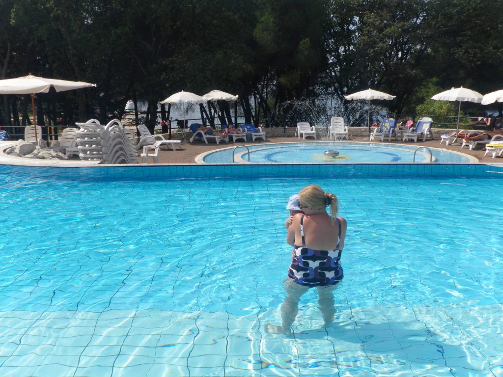 Mama und Baby Pool Porec